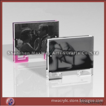 Elegant Ingenious High Transparent Oblong Acrylic/Perspex Prints/Picture/Photo/Card Holder/Frame/Sta